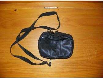 Black Leather Camera Case