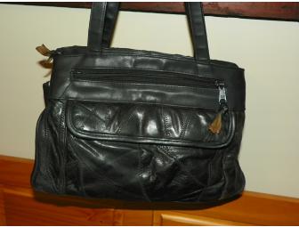 Black Patchwork Purse