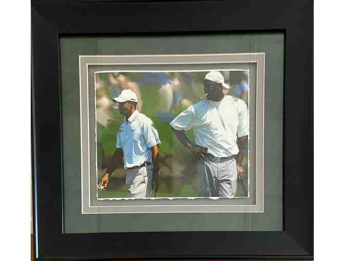 Tiger Woods and Michael Jordan Art - Photo 1