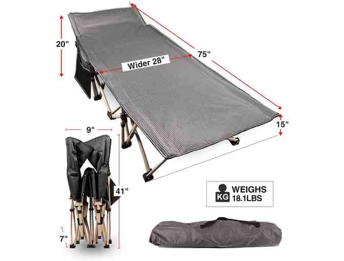 Set of Two (2) Folding Camping Cots