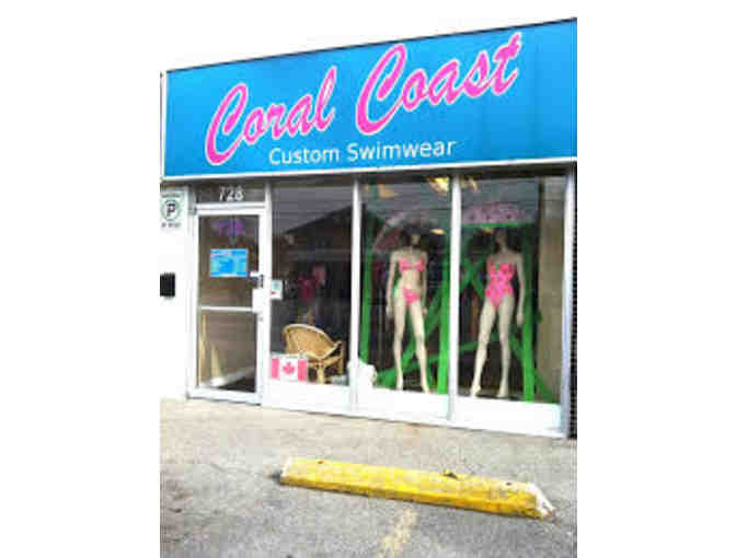 Gift Certificate Towards a Custom Designed and Custom Made Swimsuit from Coral Coast