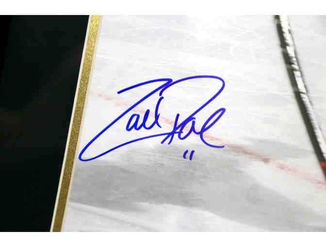 Hand-signed autographed Zach Parise Display