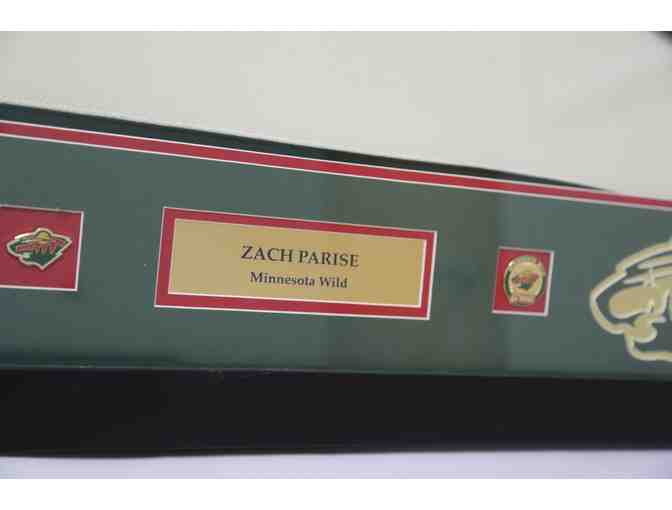 Zach Parise Signed and Framed Jersey