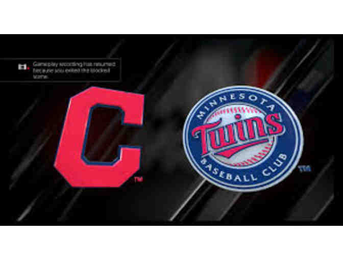 MN Twins vs Cleveland Indians Game - September 8, 2019 at 1:10pm - 4 Tickets - Photo 1