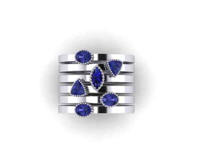 Winter Sky Signature Collection Stacked Ring Set