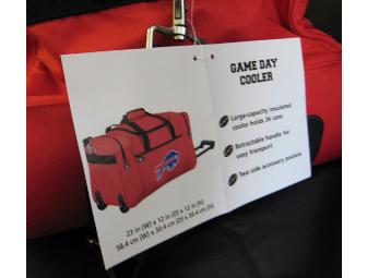 NFL Package: Buffalo Bills Gameday Cooler & Plaxico Burress Autographed Book
