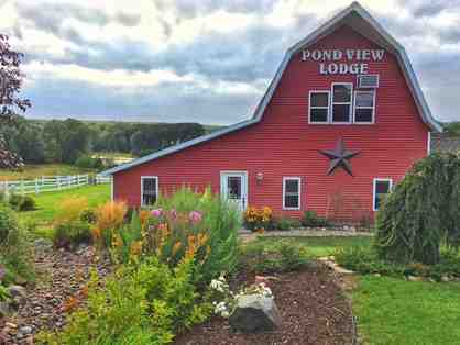 Pond View Lodge Getaway - 3 days and 2 nights on 200 Rolling Wisconsin Acres