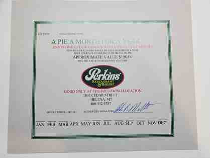 Pie a Month for One Year from Perkins