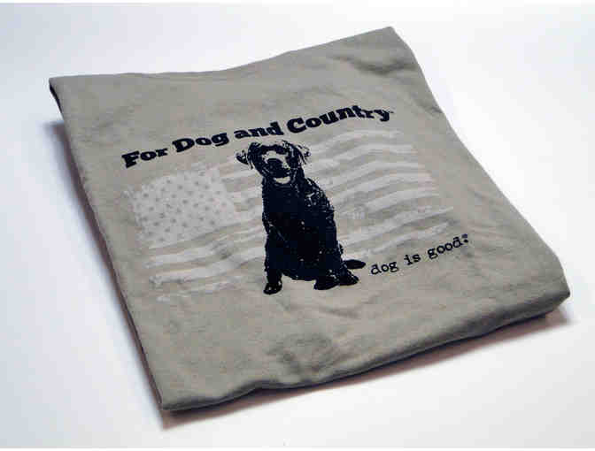 T-Shirt 'For Dog and Country' - Mens Large