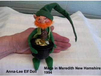 'Luck of the Irish' Basket with China Teapot Royal Tara Trellis Shamrock design