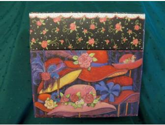 $30 gift card to Salon Sei Bella along with a 'Red Hat' theme basket