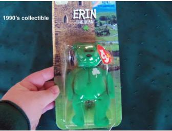 'Luck of the Irish' Basket with China Teapot Royal Tara Trellis Shamrock design