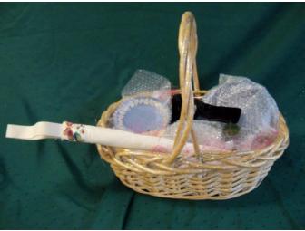 $20 Cafe Sorelli gift card accompanied by Wedgwood pieces