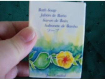 'In the Pink' theme basket features a capodimonte rose