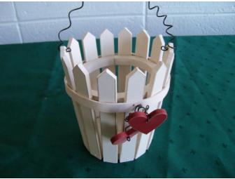 $30 Alessandro Salon Gift Card accompanied by a heart themed basket