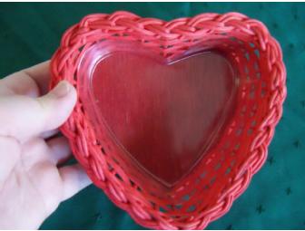 $30 Alessandro Salon Gift Card accompanied by a heart themed basket