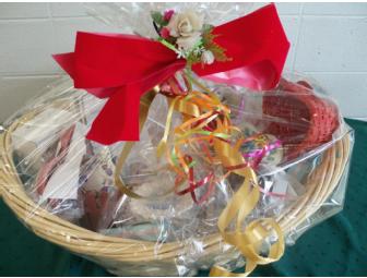 $30 Alessandro Salon Gift Card accompanied by a heart themed basket
