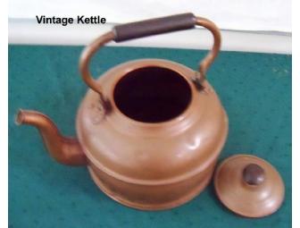 Antique wooden trunk (estimated mid 1800's) filled with vintage items