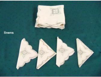 Antique wooden trunk (estimated mid 1800's) filled with vintage items