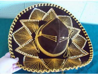 Mexican Theme Basket includes a gift certificate to 'Margarita's Mexican Restaurant'