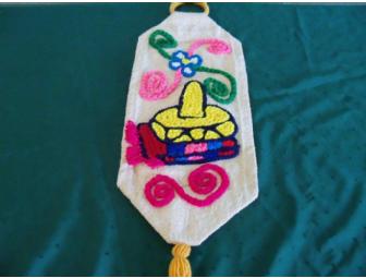 Mexican Theme Basket includes a gift certificate to 'Margarita's Mexican Restaurant'