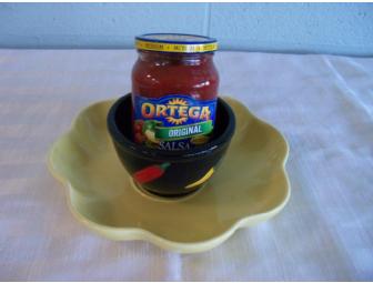 Mexican Theme Basket includes a gift certificate to 'Margarita's Mexican Restaurant'