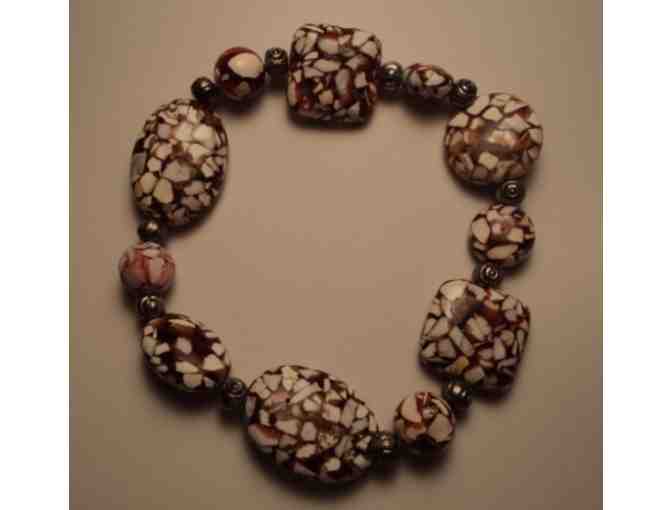Brown Mosaic Bracelet