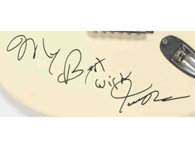 James Brown Autographed Guitar