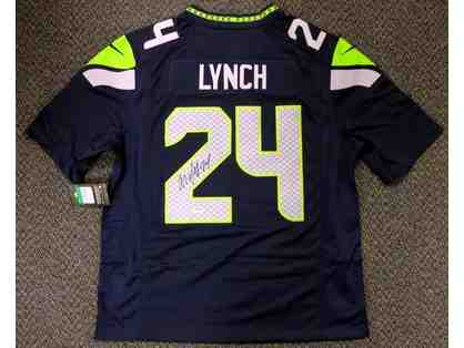 Seattle Seahawks Marshawn Lynch Autographed Jersey