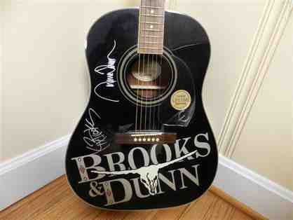 Brooks & Dunn Autographed Guitar