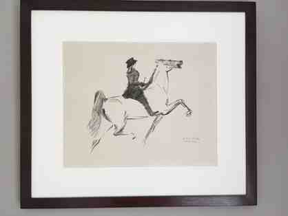 Marcel Vertes (1895-1961) "Equestrienne" Signed Lithograph