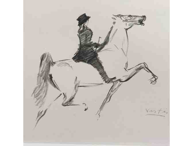 Marcel Vertes (1895-1961) 'Equestrienne' Signed Lithograph