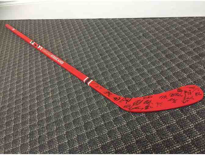 Carolina Hurricanes Team Autographed Hockey Stick