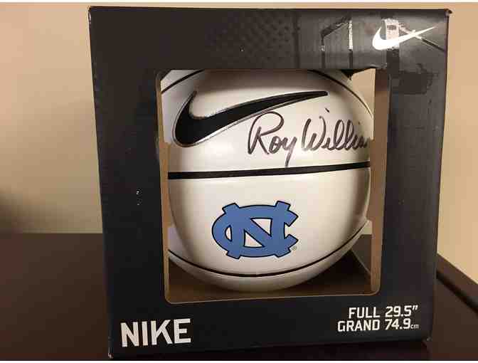 UNC Autographed Basketball by head coach Roy Williams