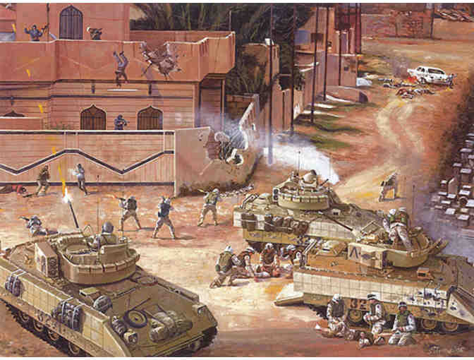 Limited Edition 'Old Hickory at Baqubah' Print by Don Stivers