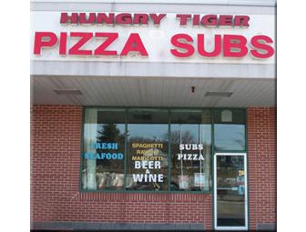 Hungry Tiger Pizza - 8 $5 Gift cards - located  in Billerica, MA