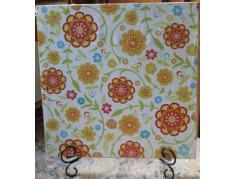 Handpainted Basset Mirror