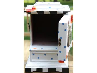 Folk Art Basset Mantle Clock