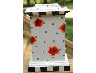 Folk Art Basset Mantle Clock