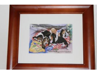 Pam Tanzey Greater San Diego Basset Hound Club Prints