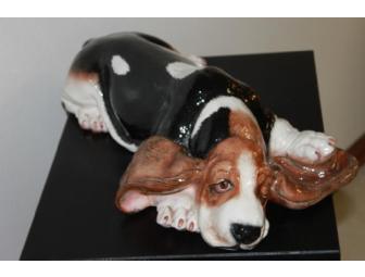Townsend Ceramic & Glass, Inc., Large Basset Hound Figurine