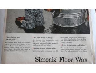 Vintage Advertising Print Featuring Basset Hound
