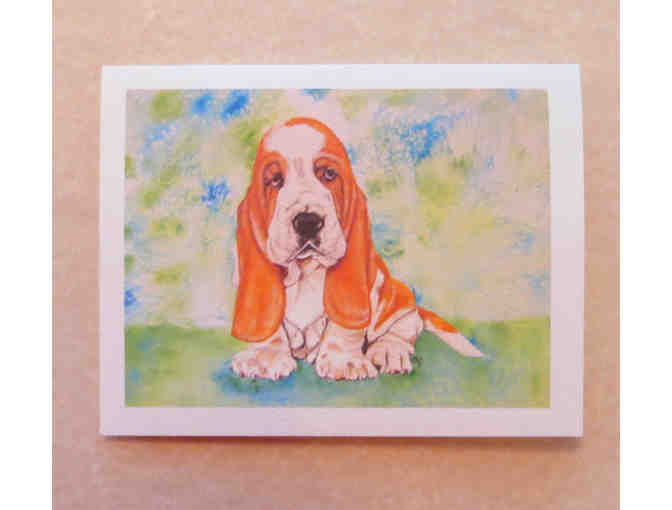 3 Basset Hound Themed Cards