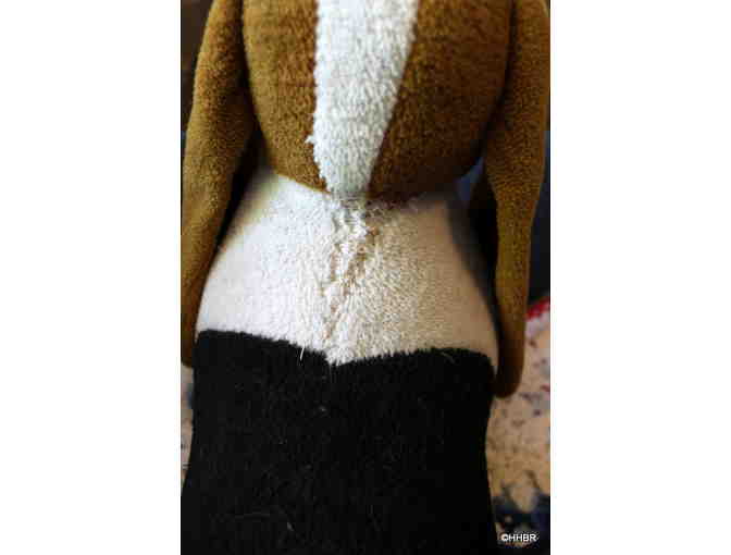 RARE ANTIQUE Push Along Basset Hound Riding Toy