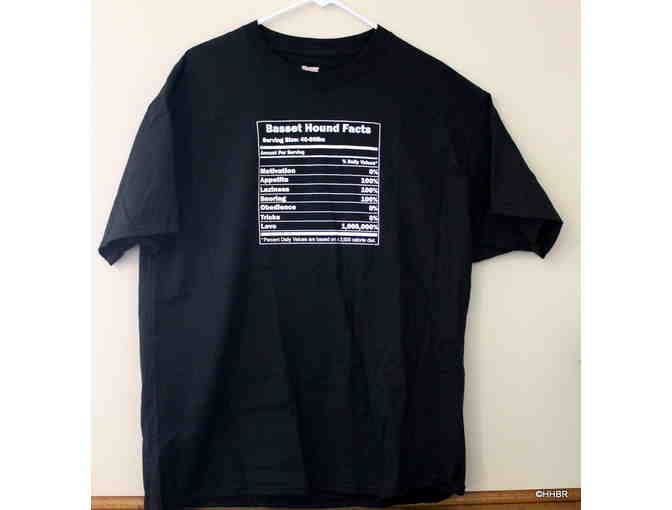 Basset Facts T-Shirt ---Men's XL