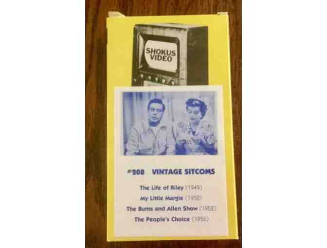 Vintage VHS tapes of 1950's The People's Choice TV series with Cleo the talking Basset