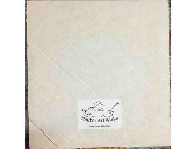 Thurber Dog Basset Plate