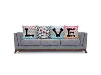 L-O-V-E Dog Pillows