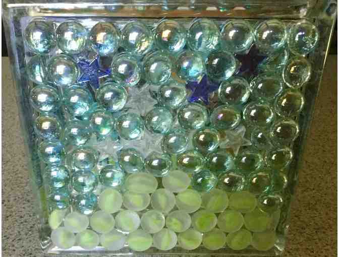 Handmade Mosaic Glass Basset Hound Night Light