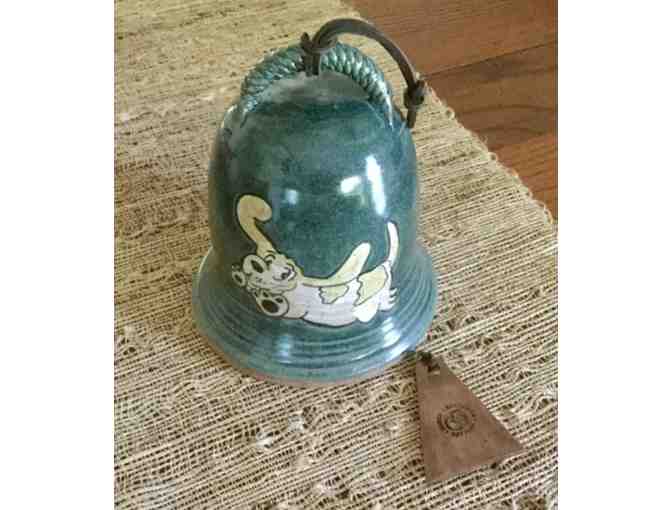 Nancy Gallagher Pottery Basset Garden Bell/Wind Chime